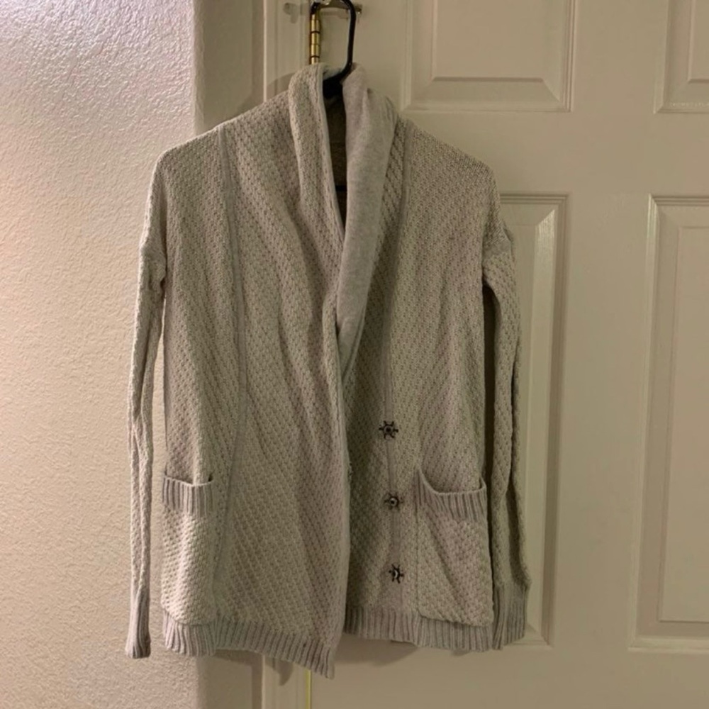 lululemon athletica Post Practice Gray Women's Cardigan Size 4